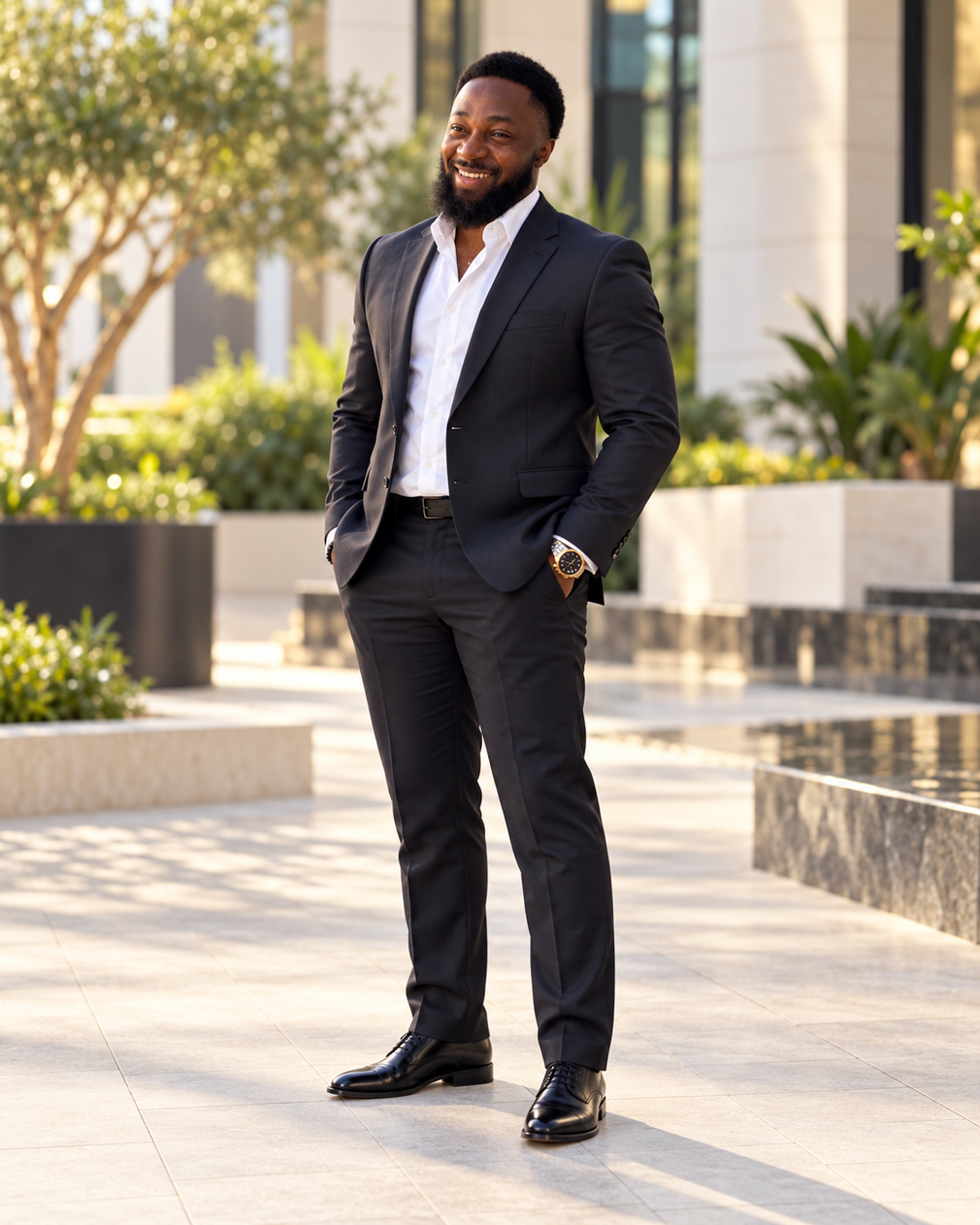 Omas Anyanwu trainer photograph from presentation